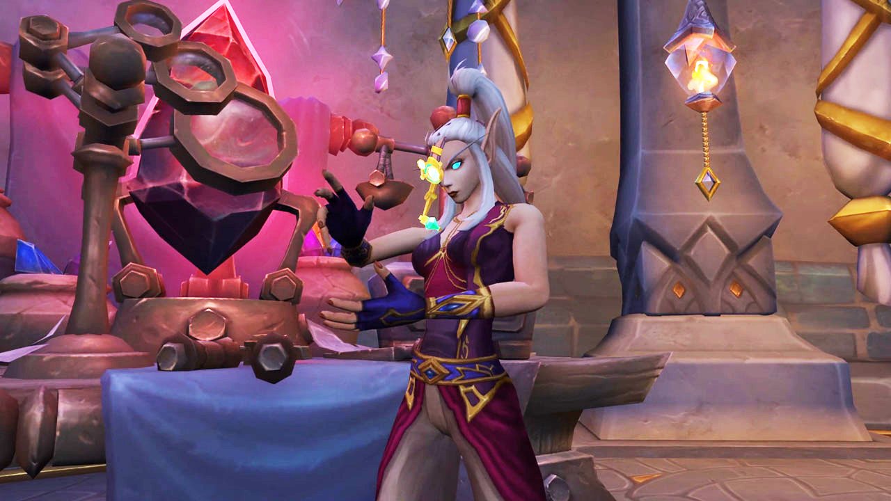 Blood elf crafting